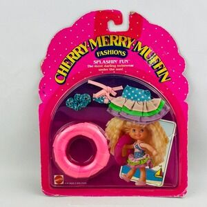 Cherry Merry Muffin Fashions Splashin' Fun Mattel 1990‎ Doll Outfit Swimsuit NOS